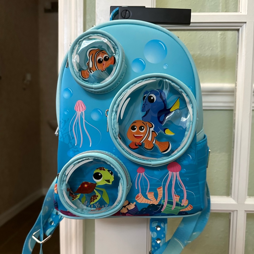 loungefly leather mini back pack